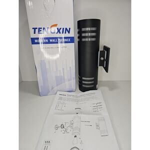 Tengxin Outdoor Wall Sconce- TXWLSS0012B *OPEN BOX NEW*